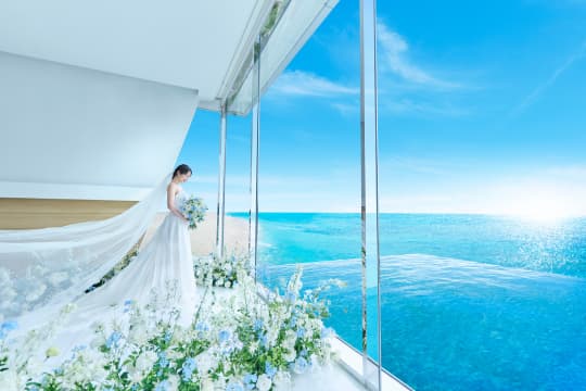 THE SURF OCEAN TERRACE チャペル新婦 画像