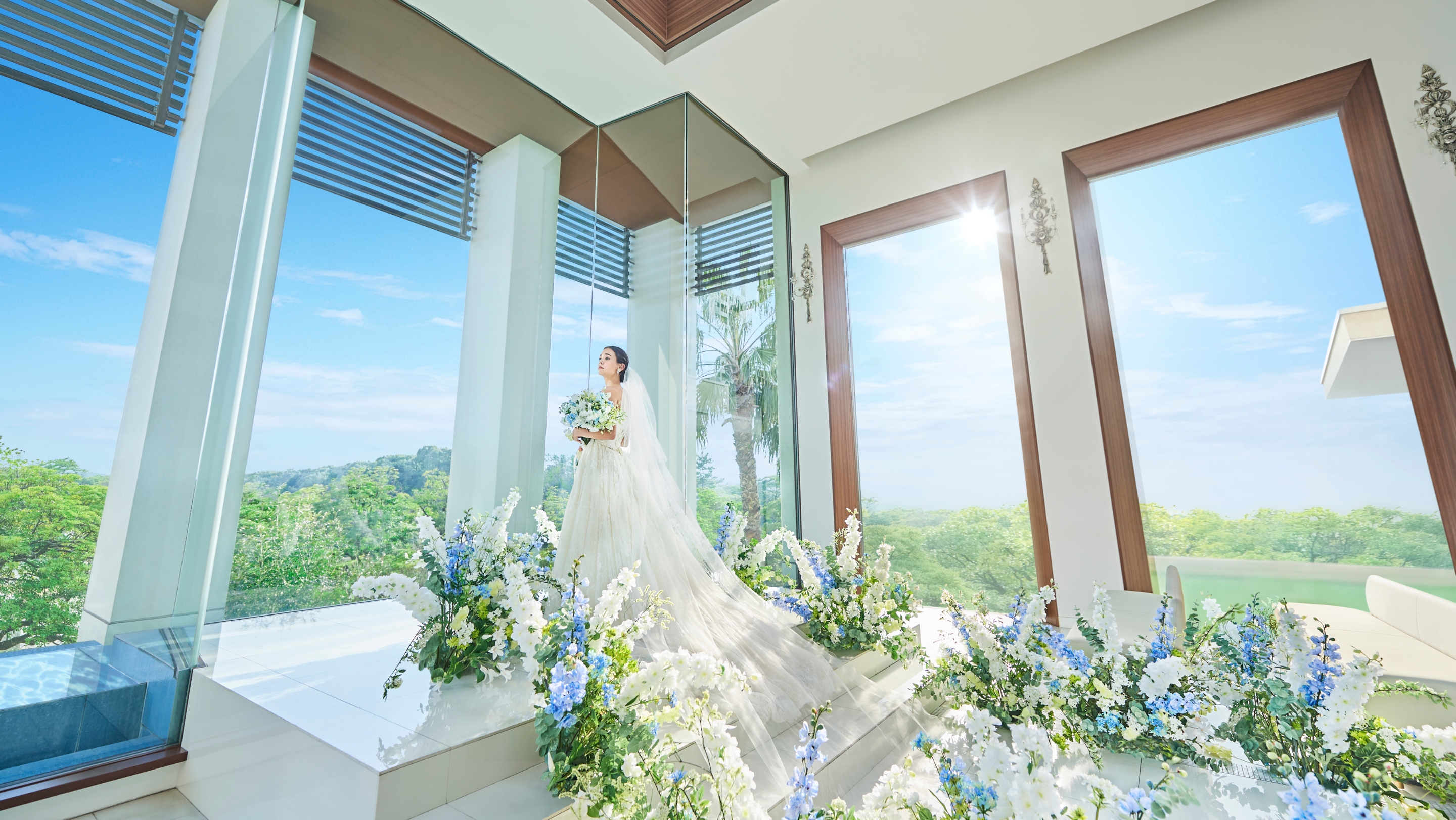 THE MEETS MARINA TERRACE チャペル新婦 画像