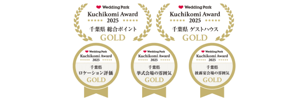 THE SURF OCEAN TERRACEウエディングパーククチコミアワード受賞画像