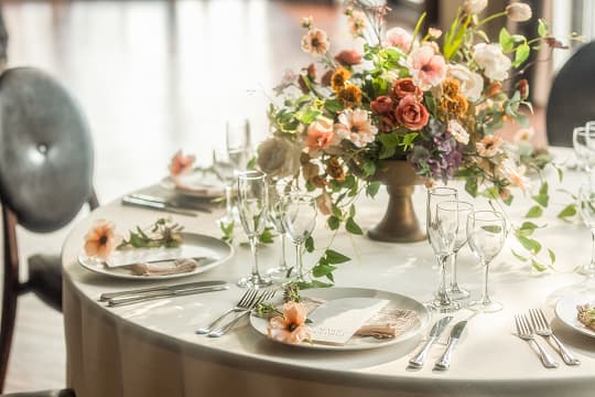 カノビアーノ福岡 テーブルコーディネート画像