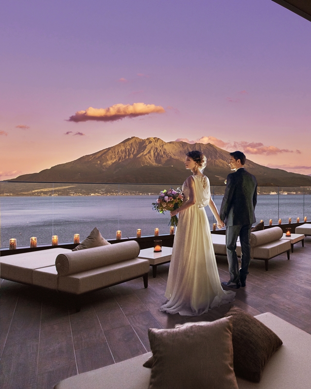 公式 The Baysuite Sakurajima Terrace 鹿児島県鹿児島市の結婚式場 ゲストハウス